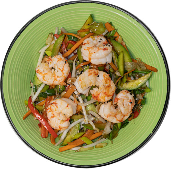 Chop Suey de Langostinos